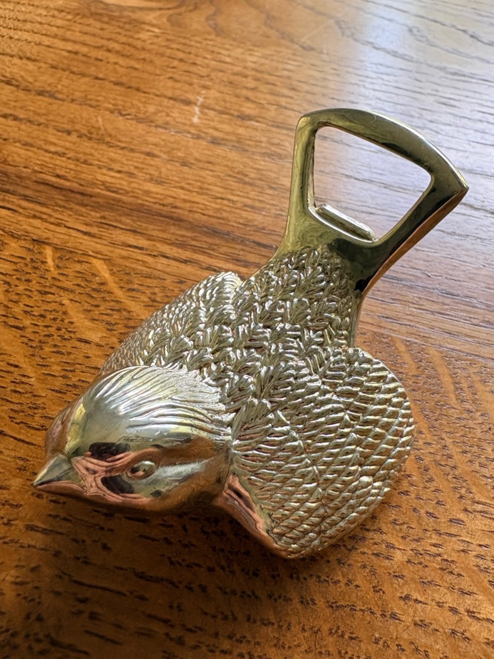 Vintage Silver tone metal Bird flip/turn Bottle Opener - Picture 5 of 14